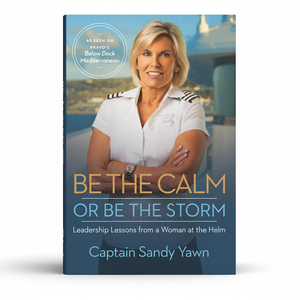 Signed Book: Be the Calm or Be the Storm: Leadership Lessons from a Woman at the Helm